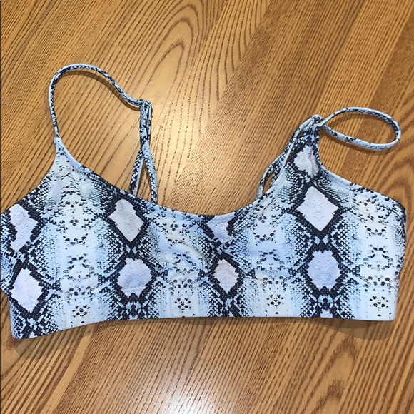 SHEIN Other - SHEIN snakeskin bikini top
